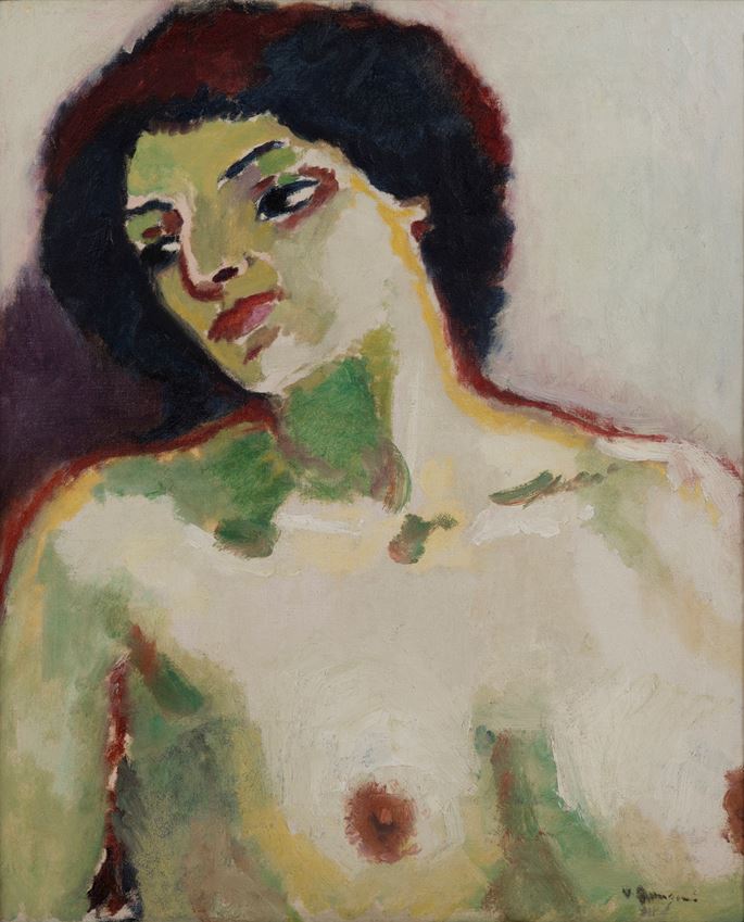 Kees Van Dongen - Buste de femme nue | MasterArt
